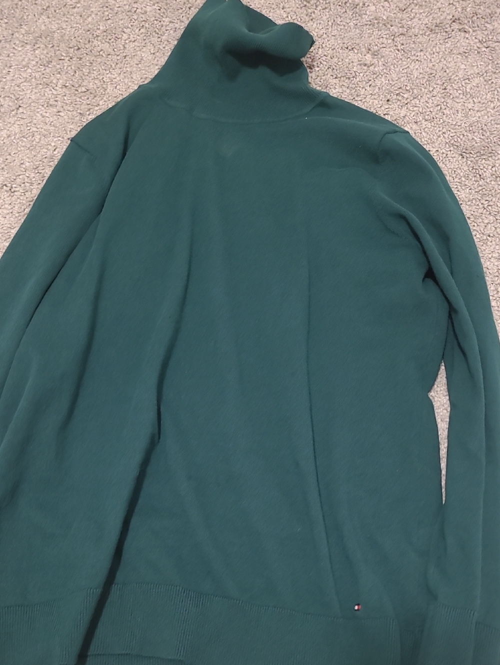 Tommy Hilfiger Forest Green Knit Sweater